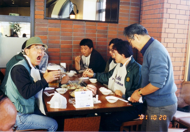 ビール工場で
