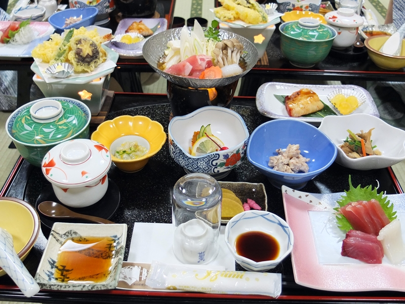 南郷温泉夕食