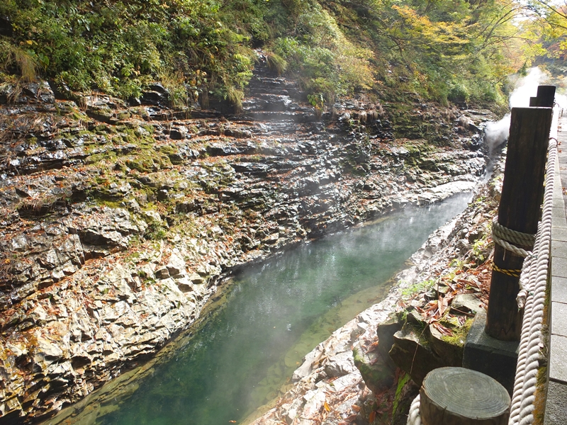 峡谷の底