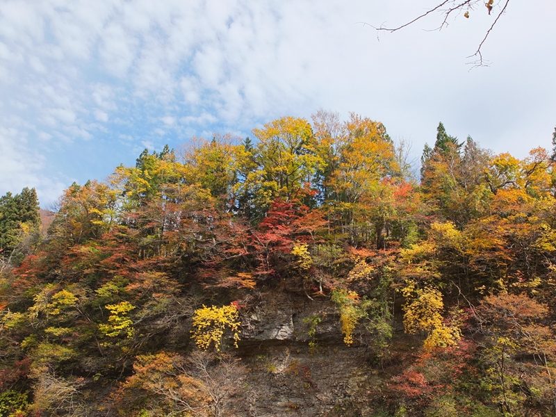 小安峡の紅葉